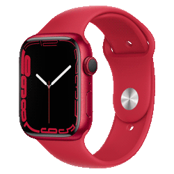 Apple Watch S7 GPS / Oximetro / 45MM / MKN93BE/A - Red Sport Band Aluminum