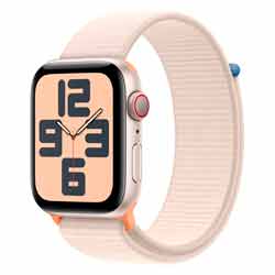 Apple Watch SE 2 MRH13LL/A Celular + GPS Caixa Alumínio 44mm Estelar - Loop Esportiva Estelar (Caixa Danificada)
