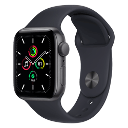 Apple Watch SE GPS 44MM MKQ63LZ/A - Space Grey Sport Band Aluminio