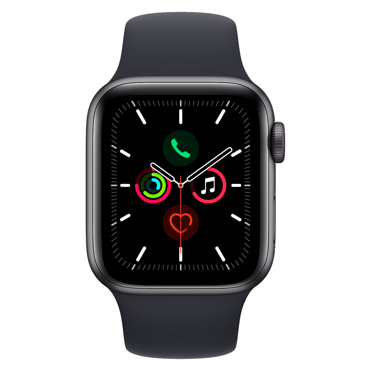 Apple Watch SE MKQQ3LL/A Celular + GPS Caixa Alumínio 40mm Meia Noite - Esportiva Meia Noite