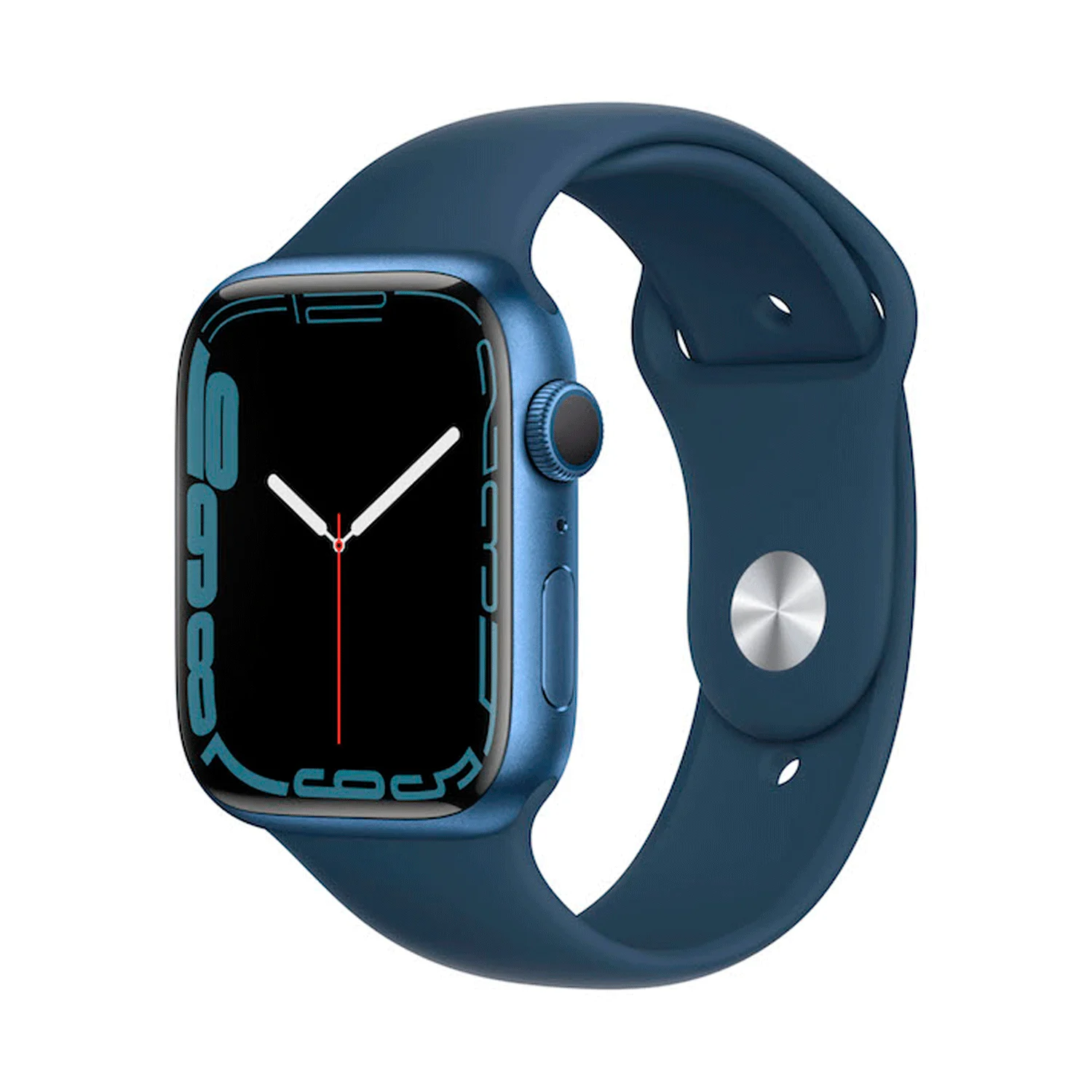 Apple Watch Series 7 MKN83LL/A Caixa Alumínio 45mm Azul - Esportiva Azul