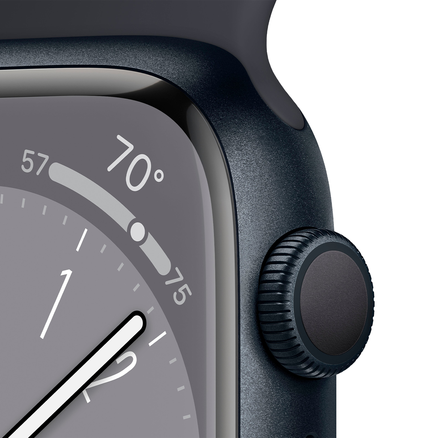 Apple Watch Series 8 MNU83LL/A Caixa Alumínio 41mm Meia Noite - Esportiva Meia Noite