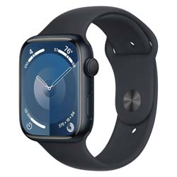 Apple Watch Series 9 MR9A3LW/A Caixa Alumínio 45mm Meia Noite - Esportiva Meia Noite M/L (Caixa Danificada)