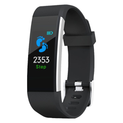 Relógio Smartwatch Aiwa Aiwatch AWS115UB / Bluetooth - Preto