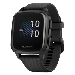 Relógio Smartwatch Garmin Venu SQ Music Edition GPS / Bluetooth / Wifi - Slate Black (010-02426-00)