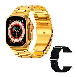 Relógio Smartwatch X8 Ultra Max - Dourado