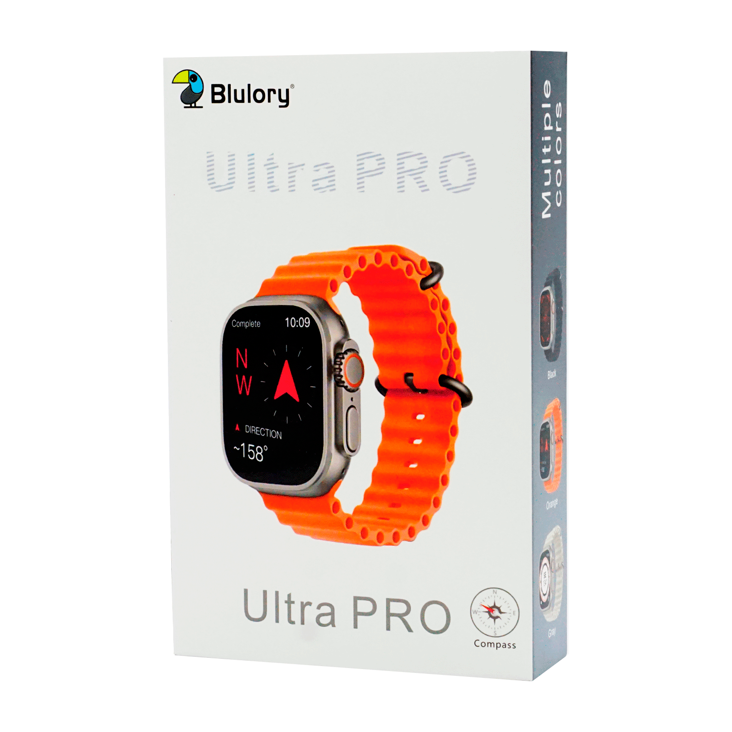 Smartwatch Blulory Glifo Ultra Pro 49mm - Laranja