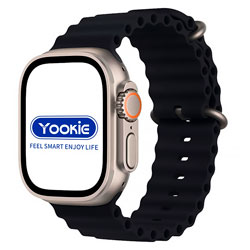 Smartwatch Yookie T800 Ultra 49mm - Preto