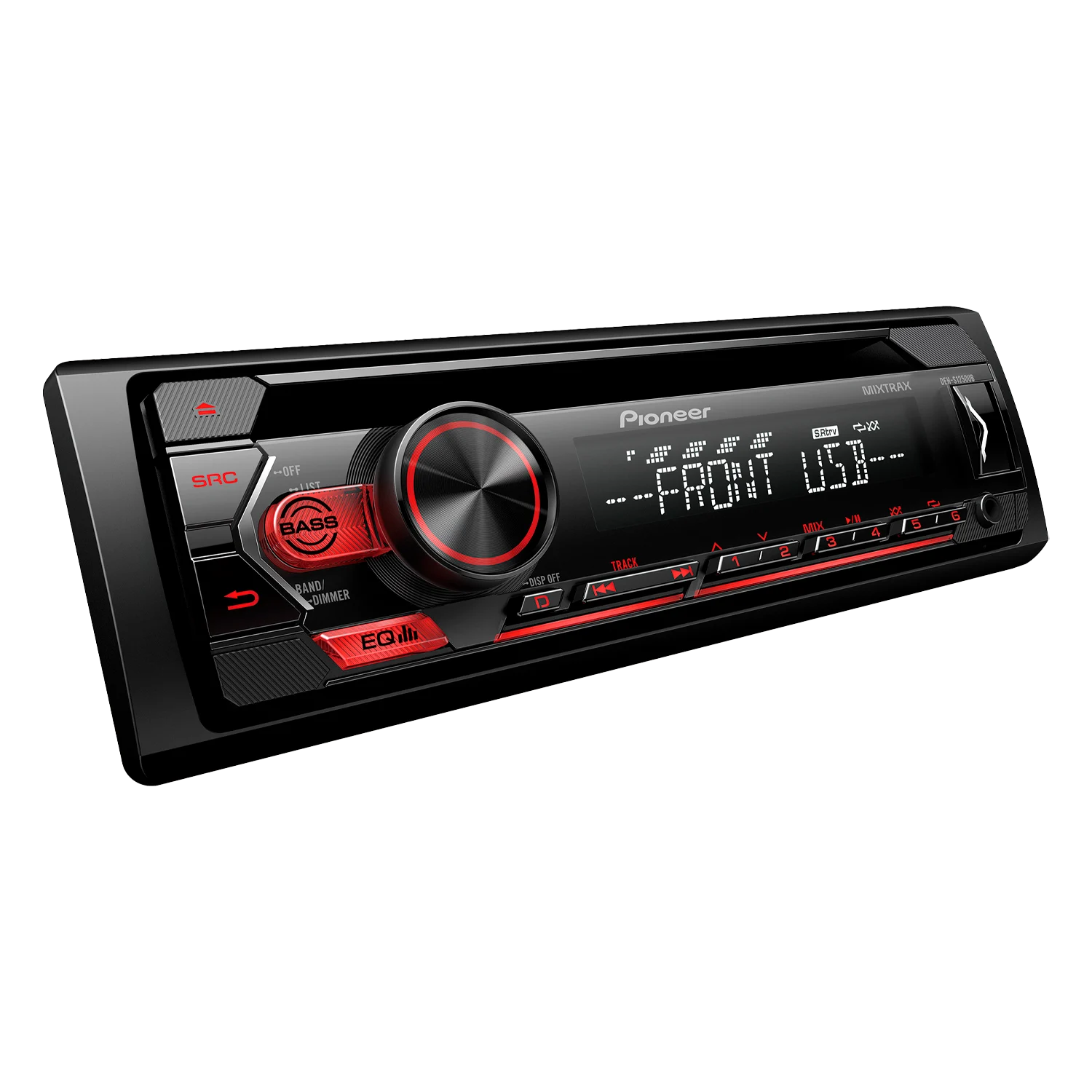 Toca rádio Pioneer DEH-S1250UB  USB / AM / FM / MP3 / Auxiliar / Mixtrax- preto