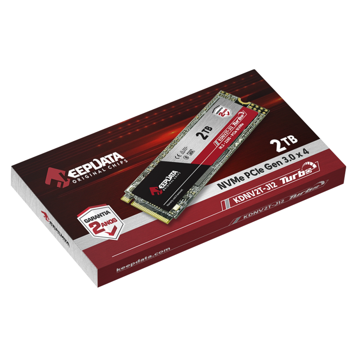 SSD M.2 Keepdata Turbo 2TB NVMe PCIe Gen 3 - KDNV2T-J12