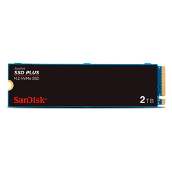SSD M.2 Sandisk 2TB Plus NVMe PCIe 3.0 - SDSSDA3N-2T00-G26