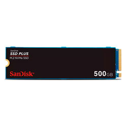 SSD M.2 SanDisk Plus 500GB NVme PCIe 3.0 - SDSSDA3N-500G-G26