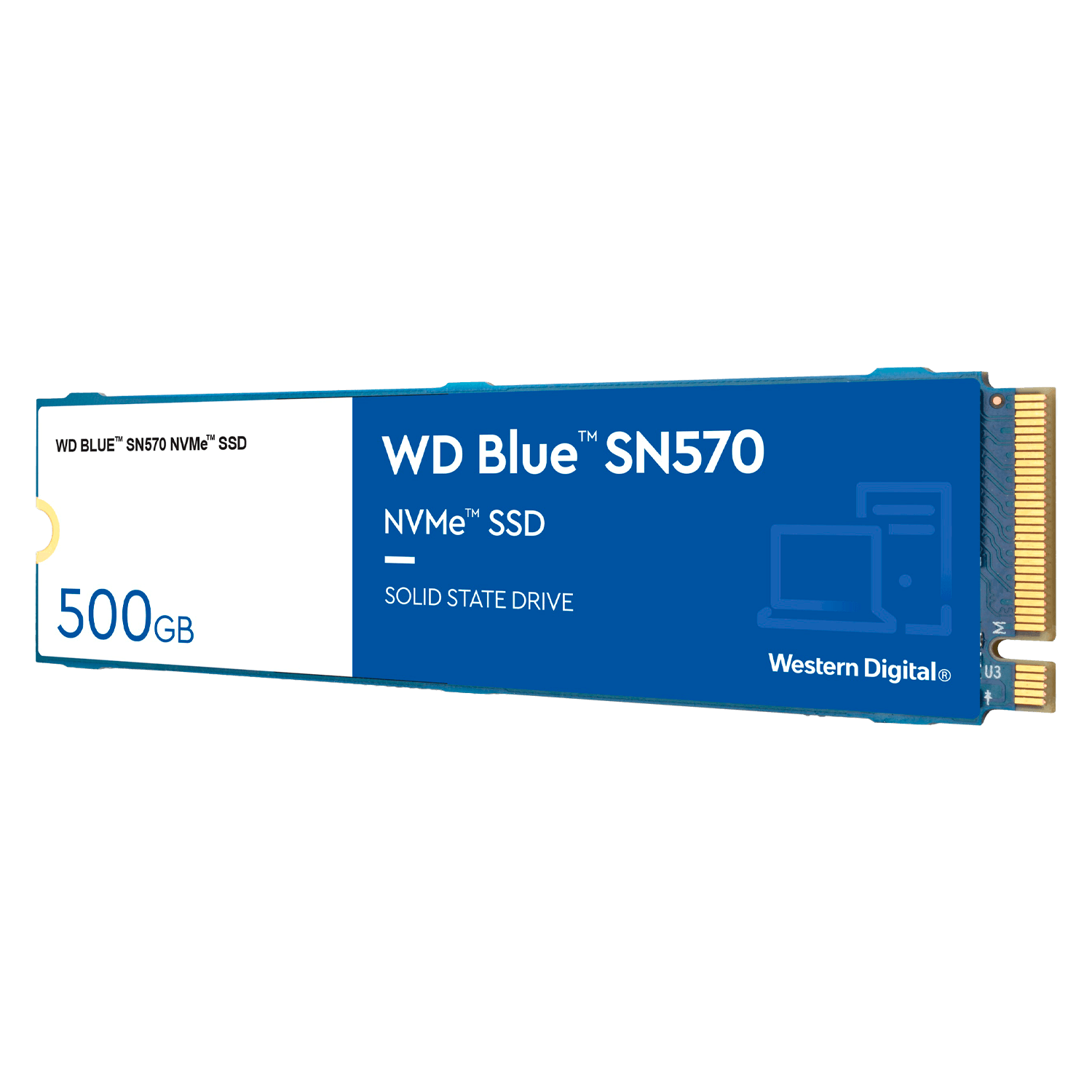 SSD M.2 Western Digital Blue SN750 500GB NVMe PCIe - WDS500G3B0C