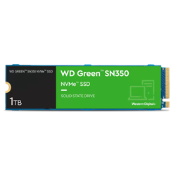 SSD M.2 Western Digital SN350 1TB / NVMe PCIe Gen3 - (WDS100T3G0C)