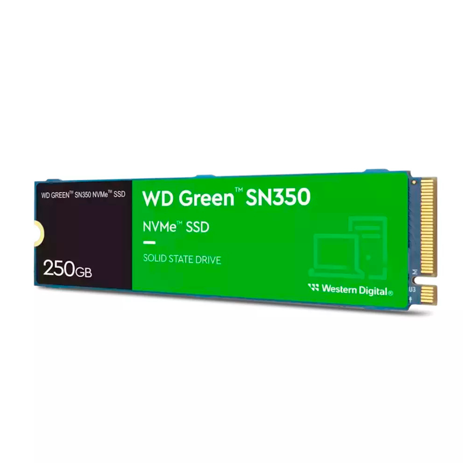 SSD M.2 Western Digital SN350 Green 250GB NVME - WDS250G2G0C
