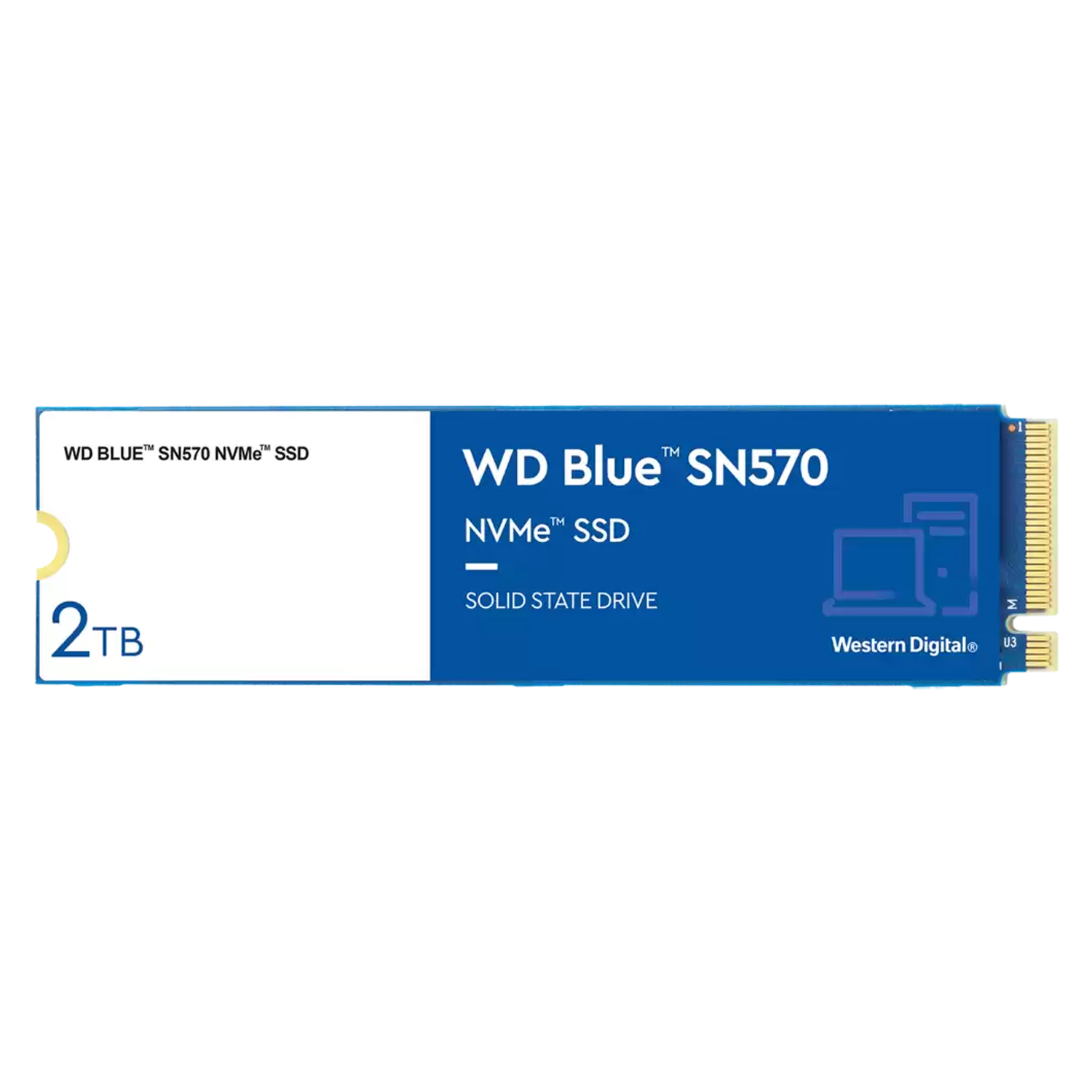 SSD M.2 Western Digital SN570 Blue 2TB NVMe PCIe Gen 3 - WDS200T3B0C