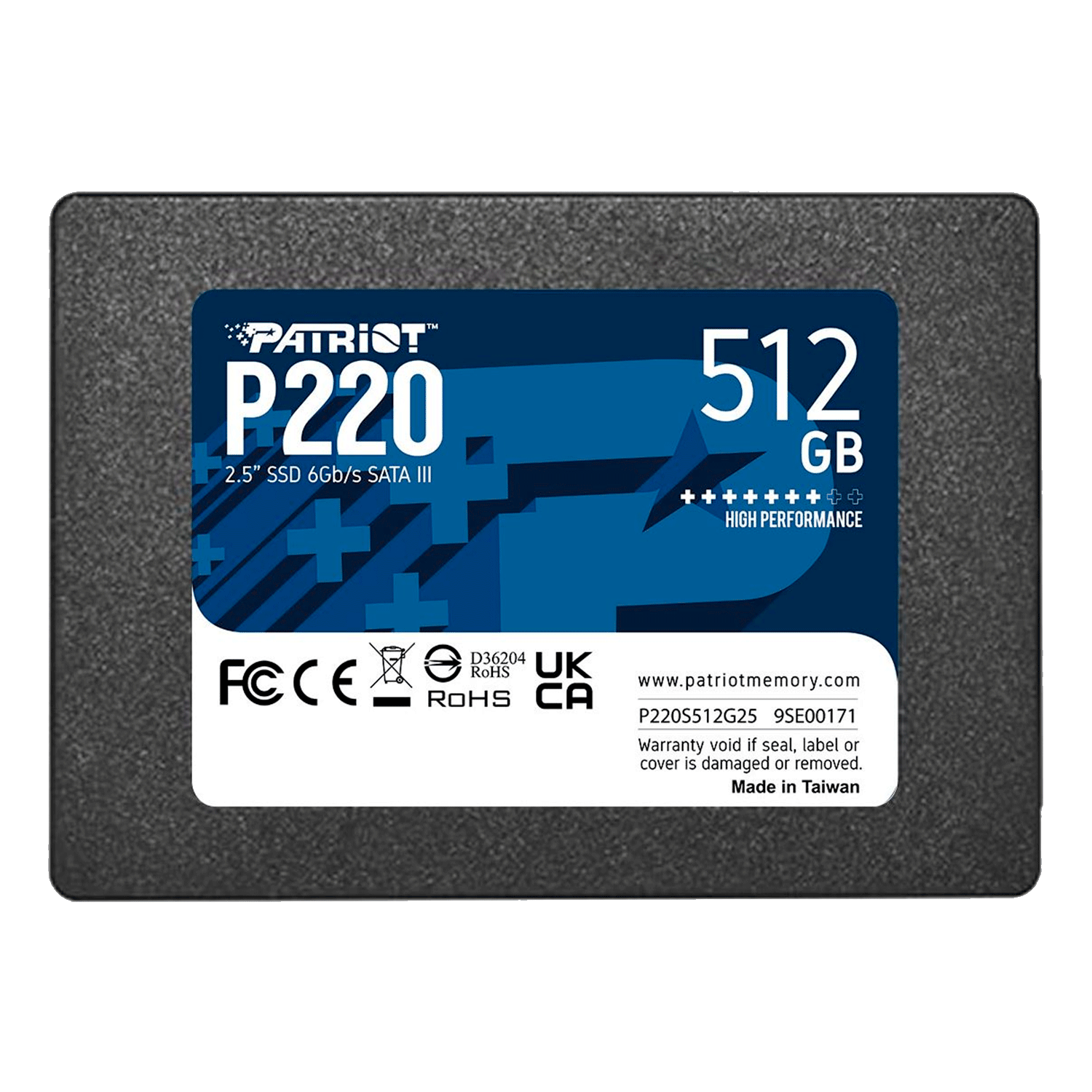 SSD Patriot P220 512GB / 2.5" - (P220S512G25)