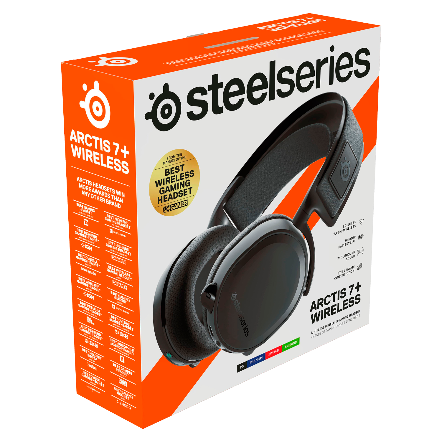 Headset Steelseries Arctis 7+ Preto (61470)