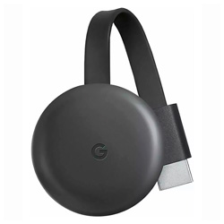 Google Chromecast 3ª Geração GA00439-CL Google TV - Preto (Sem Garantia)
