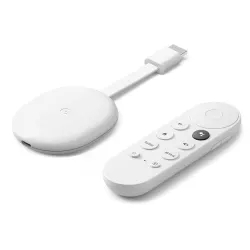 Google Chromecast 4ª Geração GOOG-GAO1919 4K WiFi Google TV - Branco
