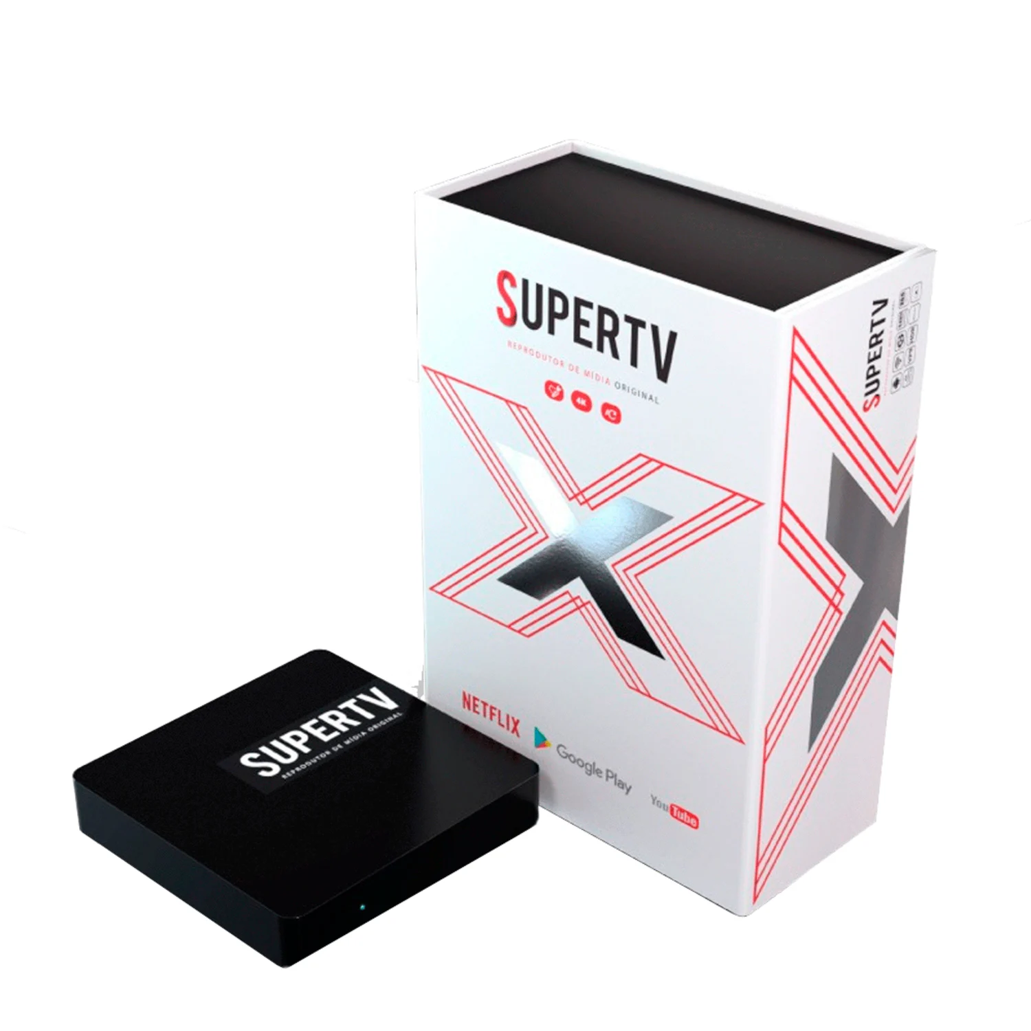 Receptor SuperTV White X 8GB / 2GB RAM / Time Shift
