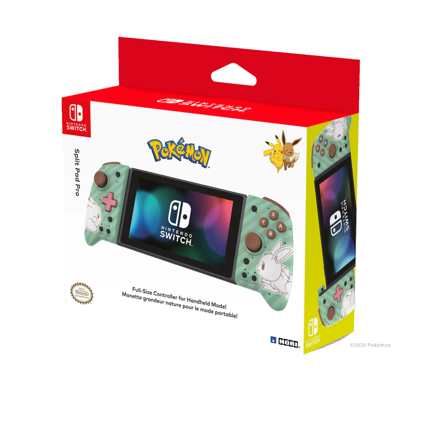 Split Pad PRO Hori para Nintendo Switch - Pikachu and Eevee (NSW-296U)