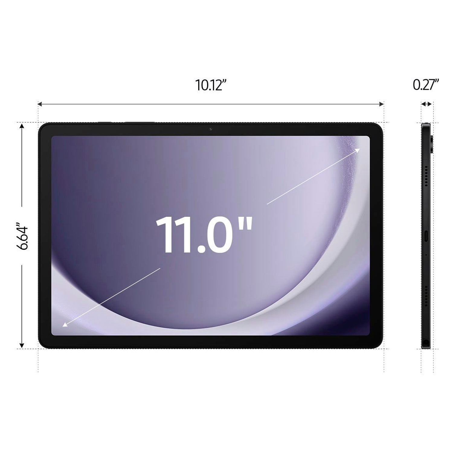 Tablet Samsung Galaxy Tab A9+ SM-X210 Tela 11" Wi-Fi 128GB 8GB RAM - Grafite