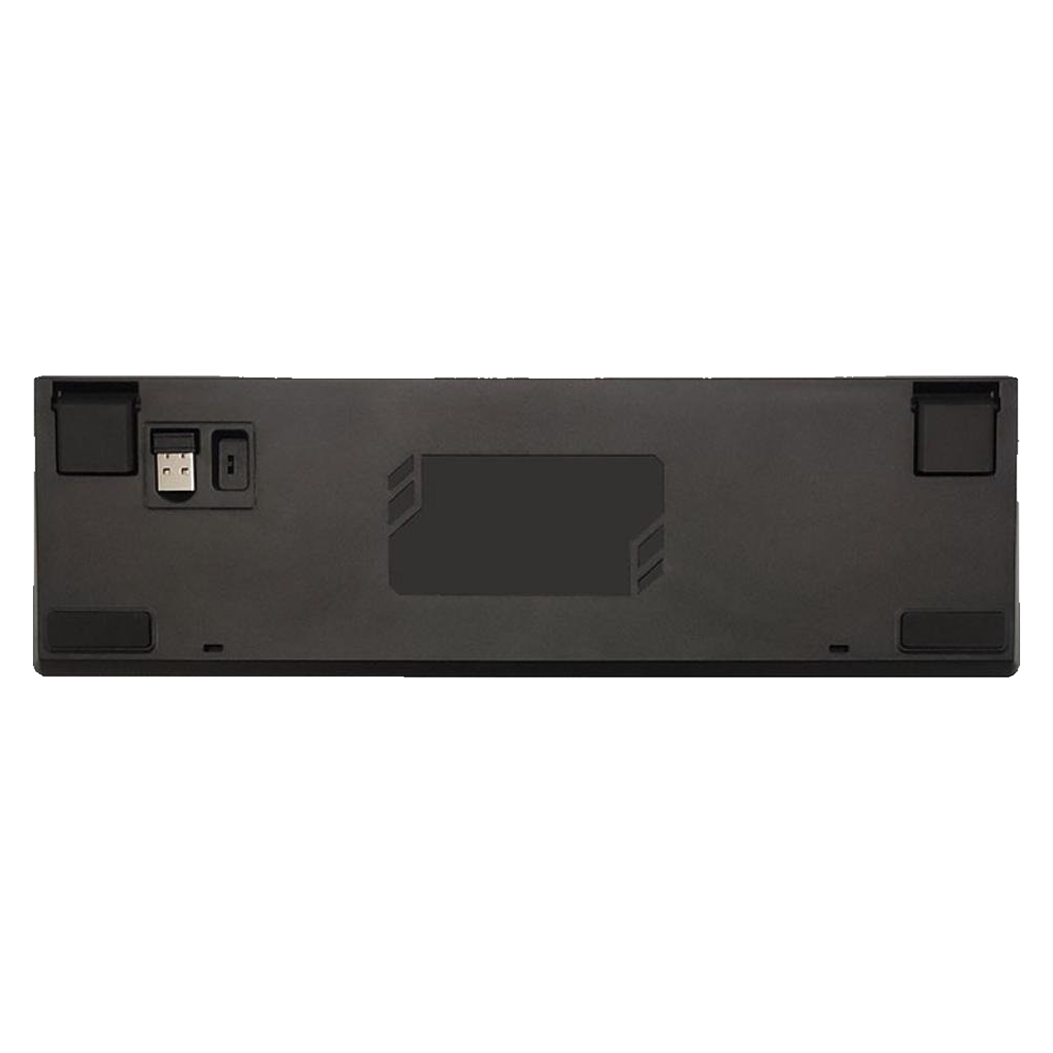 Teclado Mecânico Gamer Krab KBMGK50 Bluetooth / USB / RGB Portátil - Preto e Vermelho