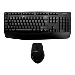 Kit Teclado e Mouse Quanta QTKTM12 Easytype Wireless Português - Preto