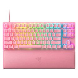 Teclado Gamer Razer Huntsman V2 RZ03-03942100-R3U1 RGB Switch Red - Rosa