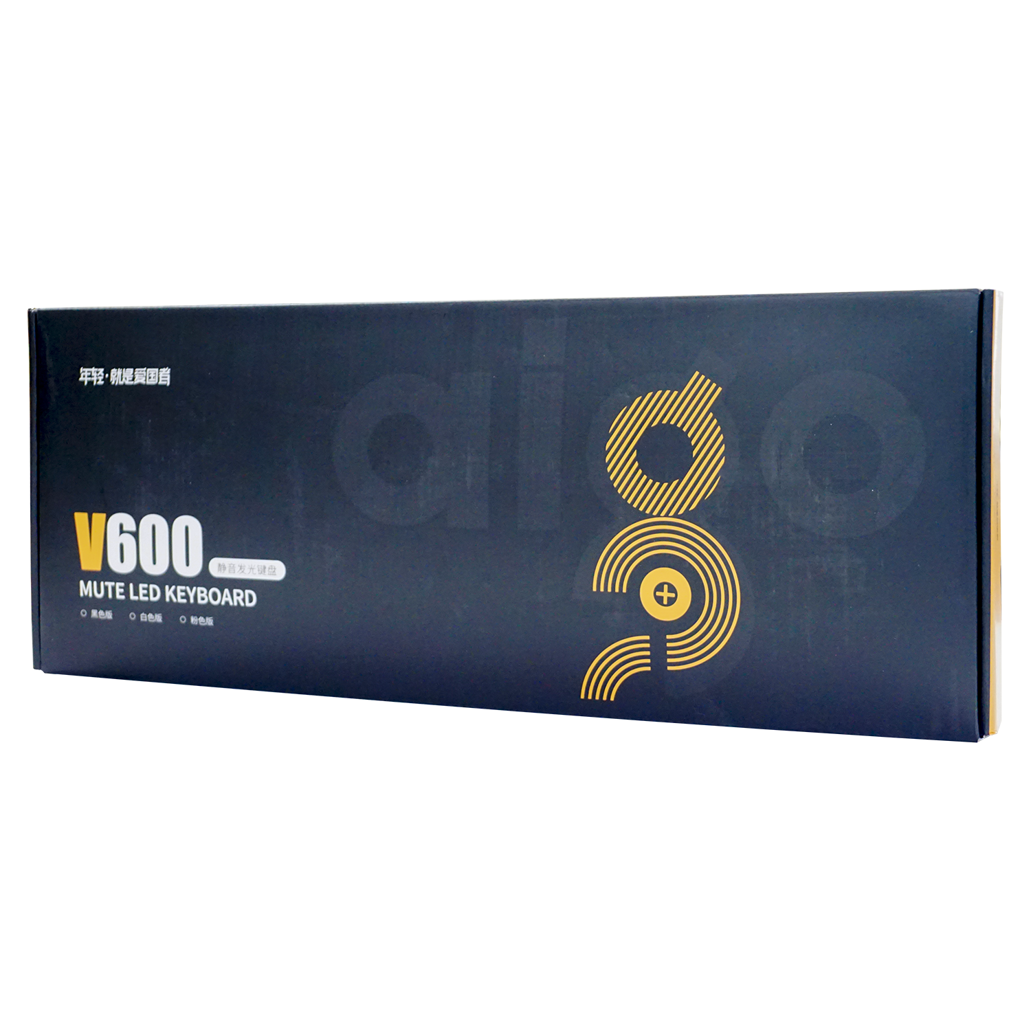Teclado Mecânico Aigo V600 - Silver (Mute LED Keyboard)
