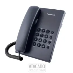 Telefone Panasonic KXT-S500LX Bivolt - Preto