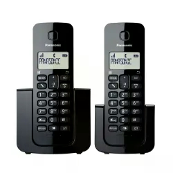 Telefone Panasonic / Bivolt / Com Bina - Preto (KXT-GB112LAB)