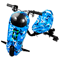 Triciclo Elétrico Keen - Azul Camuflado

