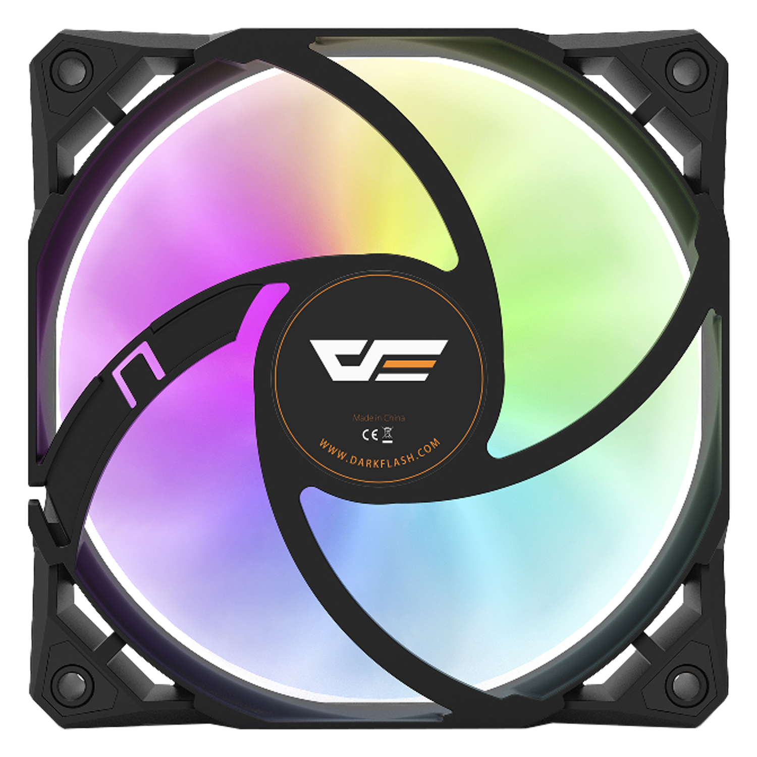 Fan Ventilador Darkflash S101 FDB A-RGB Single - Preto
