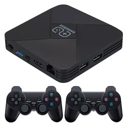 Console Game GameBox G5 5000 Jogos 4K UHD 2 Controles Sem Fio - Preto