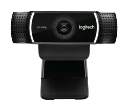 Webcam Logitech C922 HD Pro Stream Full HD 30 FPS Microfone Integrado 960-001087 - Preto