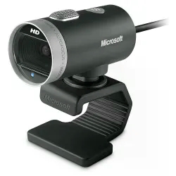 Webcam Microsoft Lifecam Cinema HD 30 FPS Microfone Integrado H5D-00013 - Preto