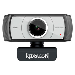 Webcam Redragon Apex Full HD 30 FPS Microfone Integrado GW900-1 - Preto (Caixa Danificada)