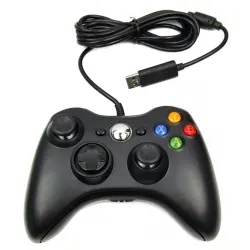 Controle com fio para Xbox 360 Play Game - Preto