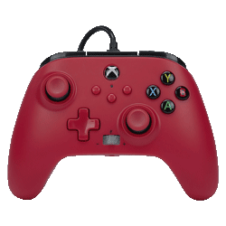Controle PowerA Enhanced Wired para Xbox - Artisan Red (PWA-A-2014)