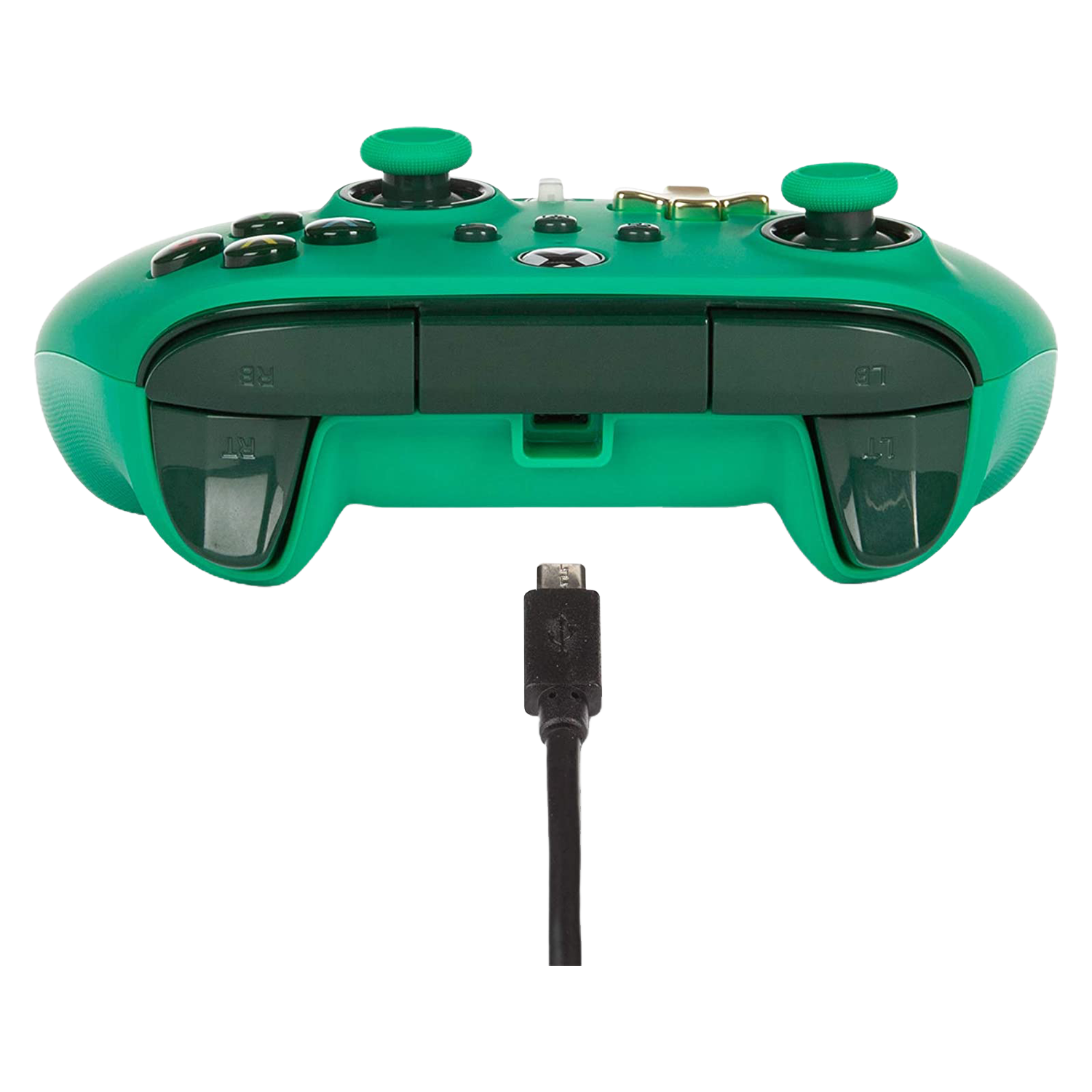 Controle PowerA Enhanced Wired para Xbox One - Verde Inline (PWA-A-02487)
