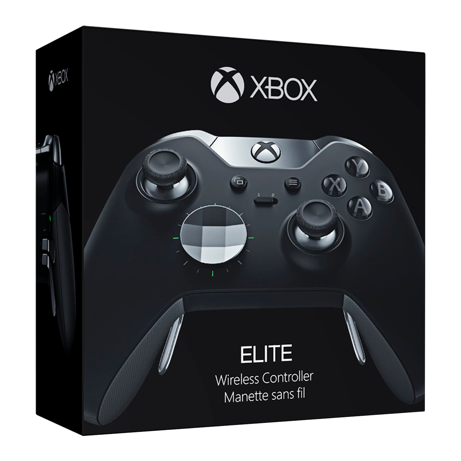 Controle Xbox Edição Elite Refurbrish - Preto (CX Marron/CZ2-00104)