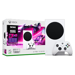 Console Microsoft Xbox Series S Digital Edition 512GB / Jogos  Fornite + Rocket League - Branco