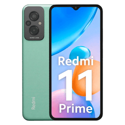 Celular Xiaomi Redmi 11 Prime Dual SIM / 6GB RAM / 128GB / Tela 6.5" / Câmeras 50MP+2MP+2MP e 8MP - Verde (Índia)