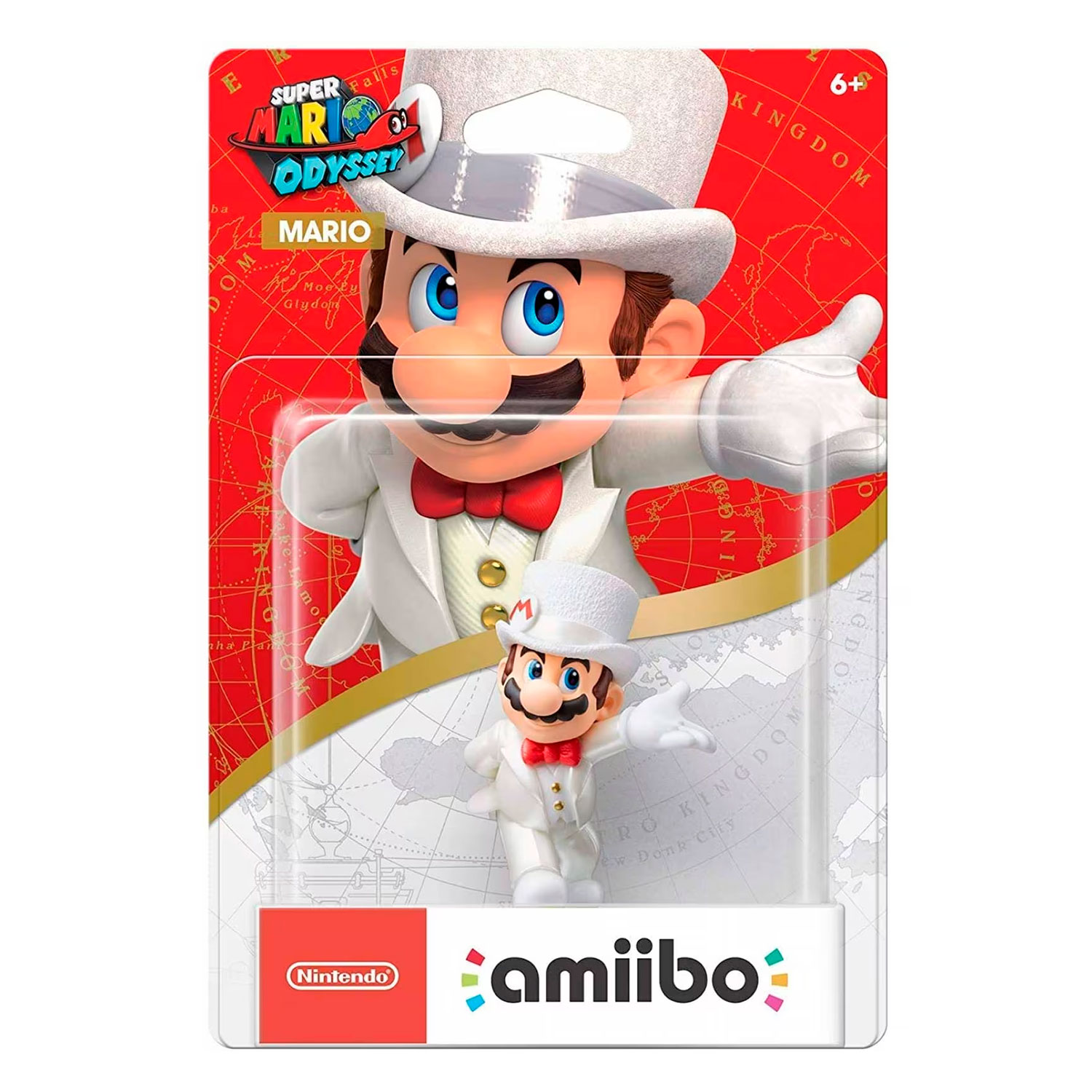 Boneco Amiibo Nintendo Mario - NVL-C-ABAT