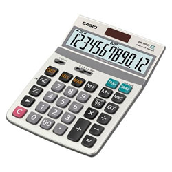 Calculadora Casio DW-120MS-W-DP 12 Dígitos  - Cinza Preto 

