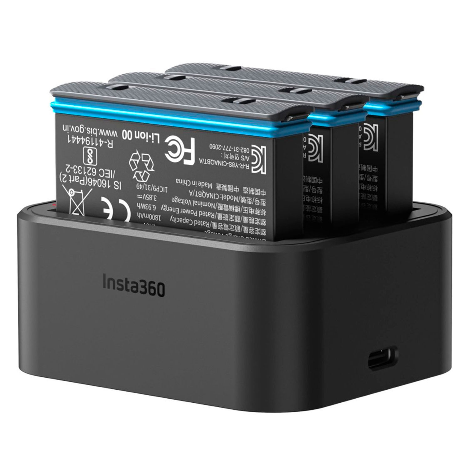 Hub de Carregamento Insta360 CINSAAQ/A Fast Charge USB-C para Serie X3