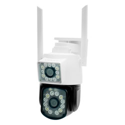 Câmera de Segurança Satellite A-CAM010D Outdoor 4MP Wi-Fi - Branco
