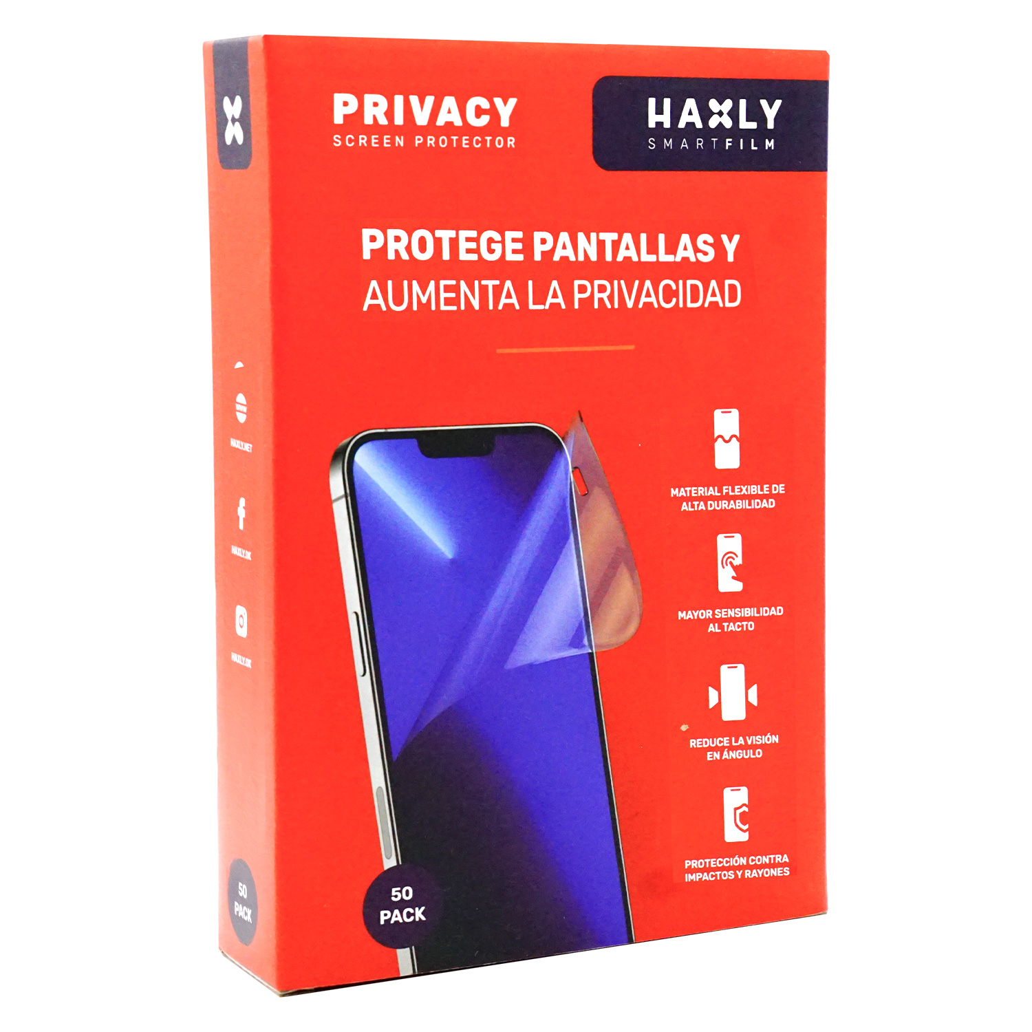 Película Haxly Smartfilm Privacy HX-F0013-50 - 50 Unidades